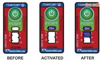 保山溫度指示標(biāo)簽 累計上升時間/溫度的標(biāo)簽