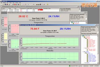 德宏LogWareIII 溫濕度記錄軟件
