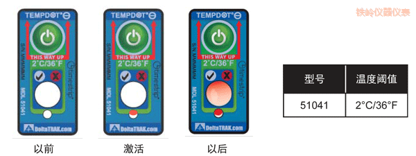 鐵嶺溫度指示標(biāo)簽 累計(jì)下降溫度的標(biāo)簽